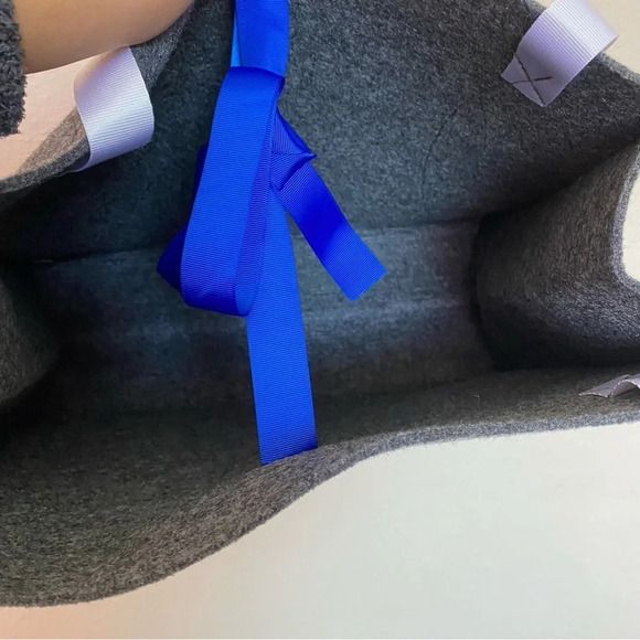 Kit and Ace Grey Large Felt Shopping Tote Bag - Picture 7 of 10